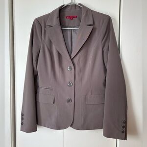 San Francisco Taupe Fitted Blazer - Size 5